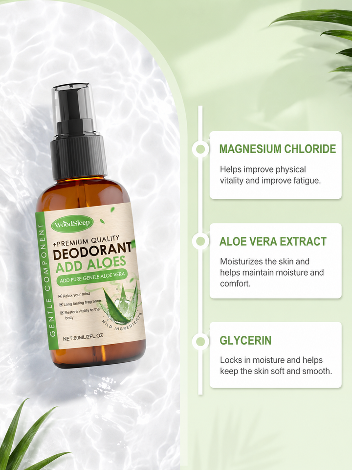 Magnesium Body Spray — Aloe Vera, Sleep & Freshness