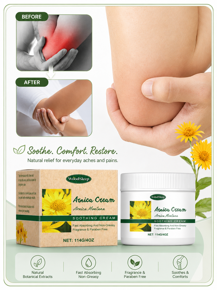 Arnica Joint Cream — Fast Relief for Knees, Wrists & Stiff Joints