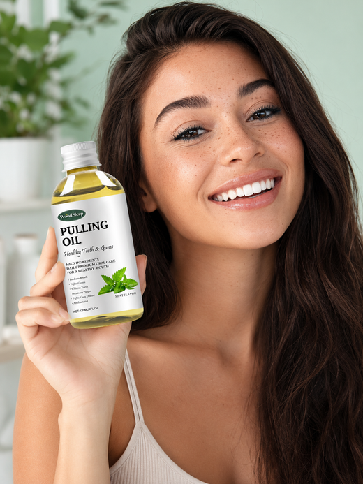 Oil Pulling Mouthwash – Naturally Fresher Breath & Whiter