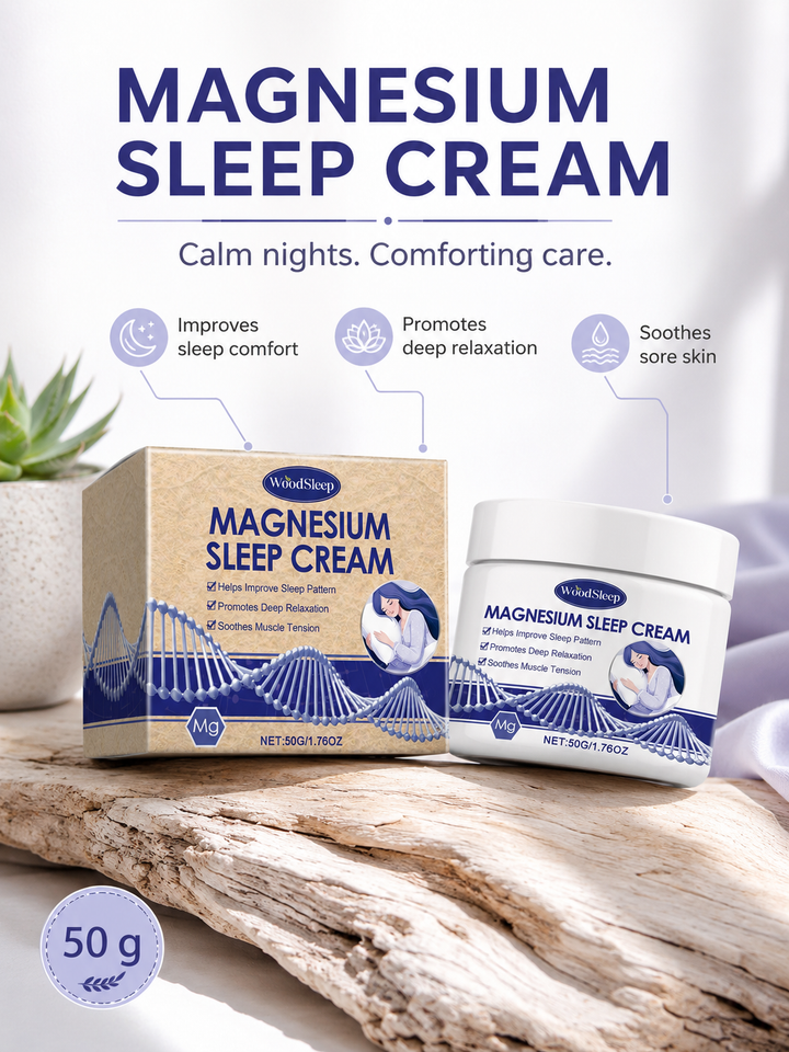 Magnesium Sleep Cream — Relax Muscles & Restore Skin Overnight