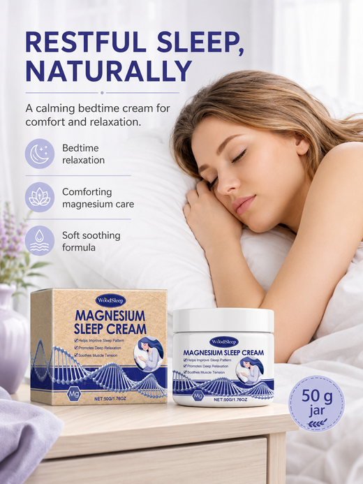 Magnesium Sleep Cream — Relax Muscles & Restore Skin Overnight