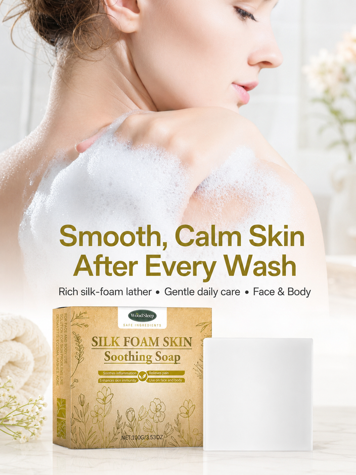 Moisturising Soap Bar for Sensitive Skin — Silk, Aloe & Oat