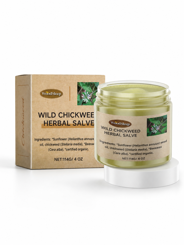Wild Chickweed Herbal Salve — Organic Skin Relief Balm