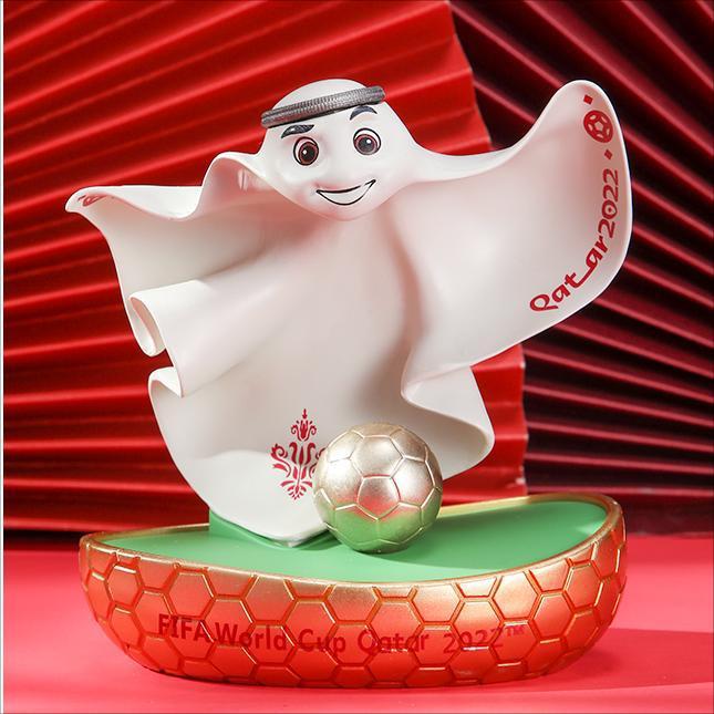 World Cup La'eeb Mascot Souvenir Display Gift Decor