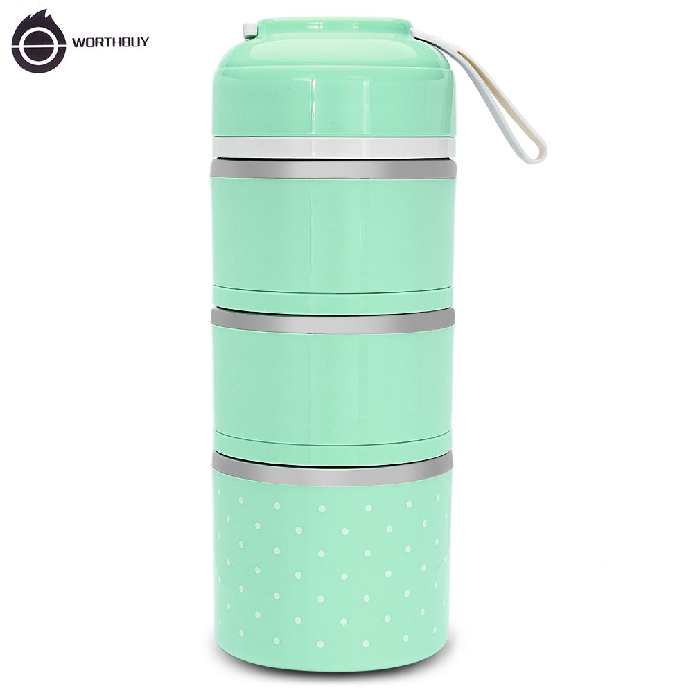 Leak-Proof Stackable Stainless Steel Lunch Box for Work