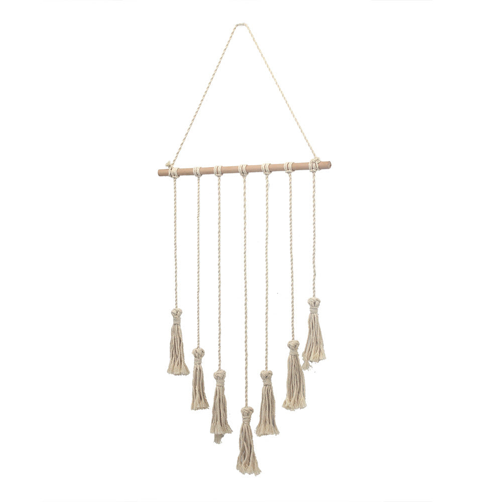 Woven Photo Wall Hanging for Boho Memory Displays