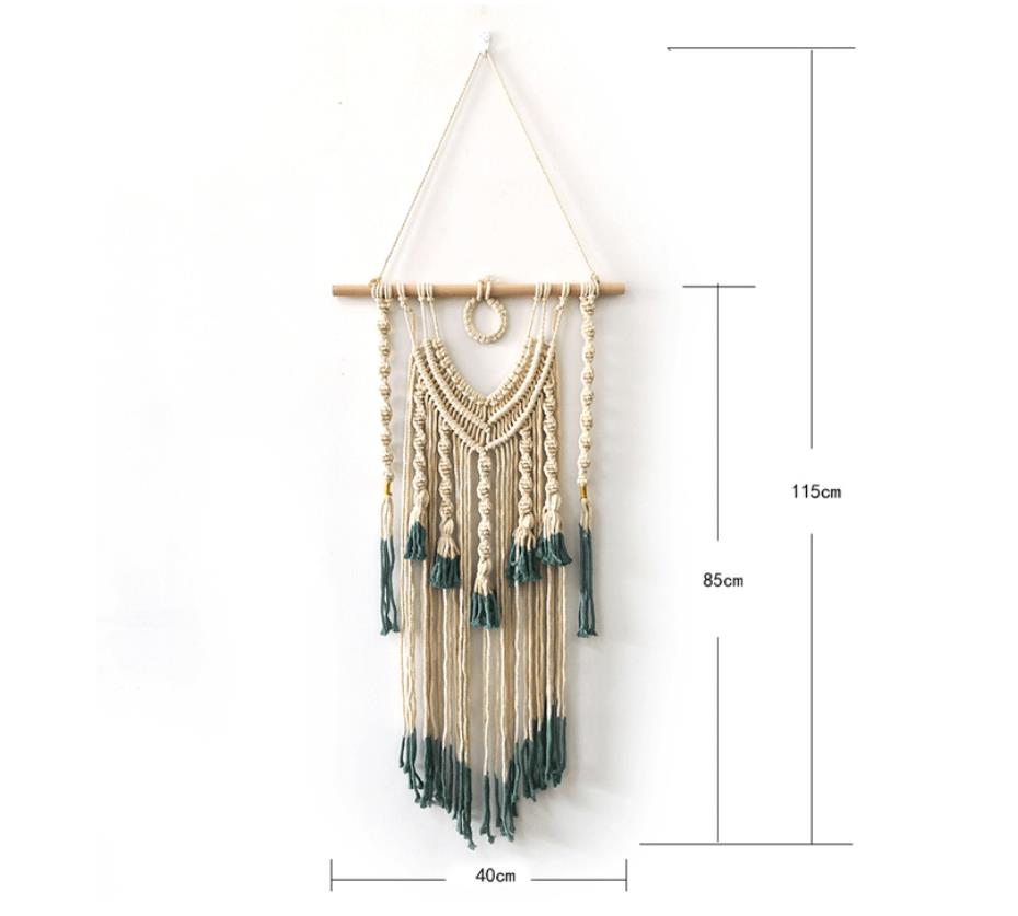 Large Macrame Wall Hanging for Warm Boho Bedroom Texture