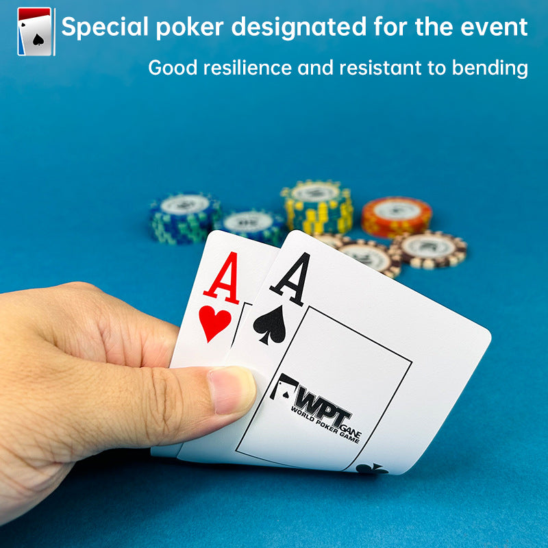 Plastic Poker Cards for Waterproof, Tournament Play