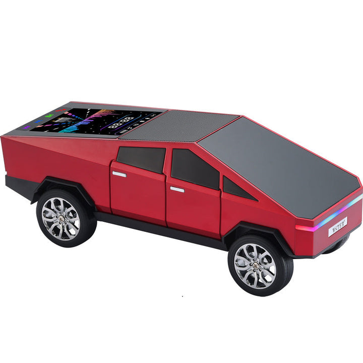 Cybertruck Bluetooth Speaker with LED Lights and FM Radio