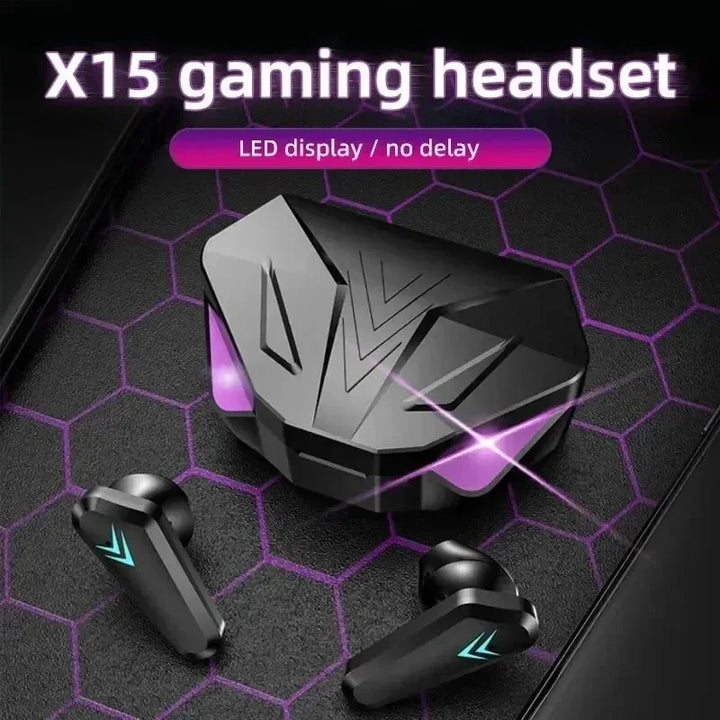 Low-Latency Wireless Gaming Earbuds with Charging Case