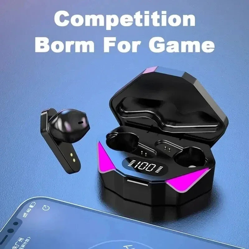 Low-Latency Wireless Gaming Earbuds with Charging Case