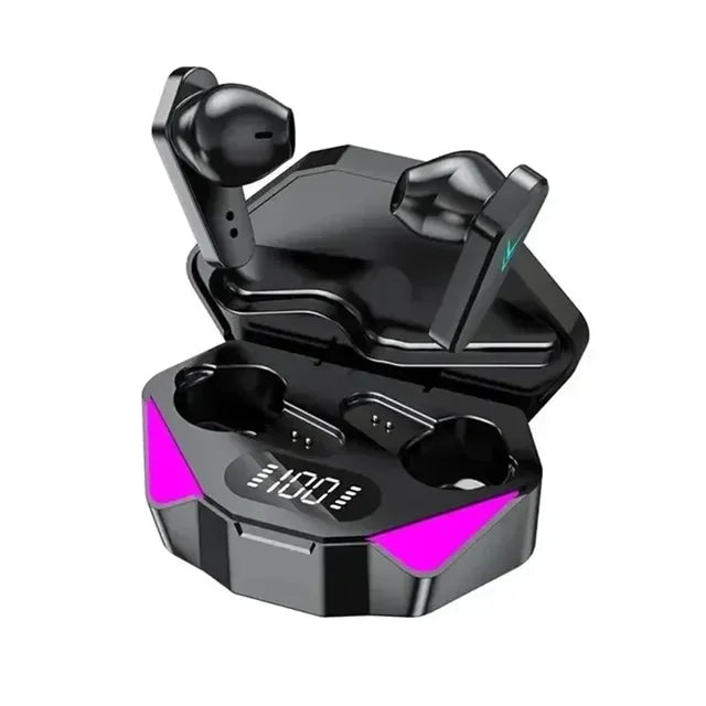 Low-Latency Wireless Gaming Earbuds with Charging Case
