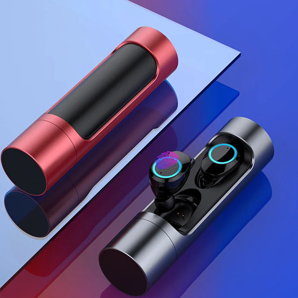 Bluetooth Wireless Earbuds, Touch Control, 32H Play