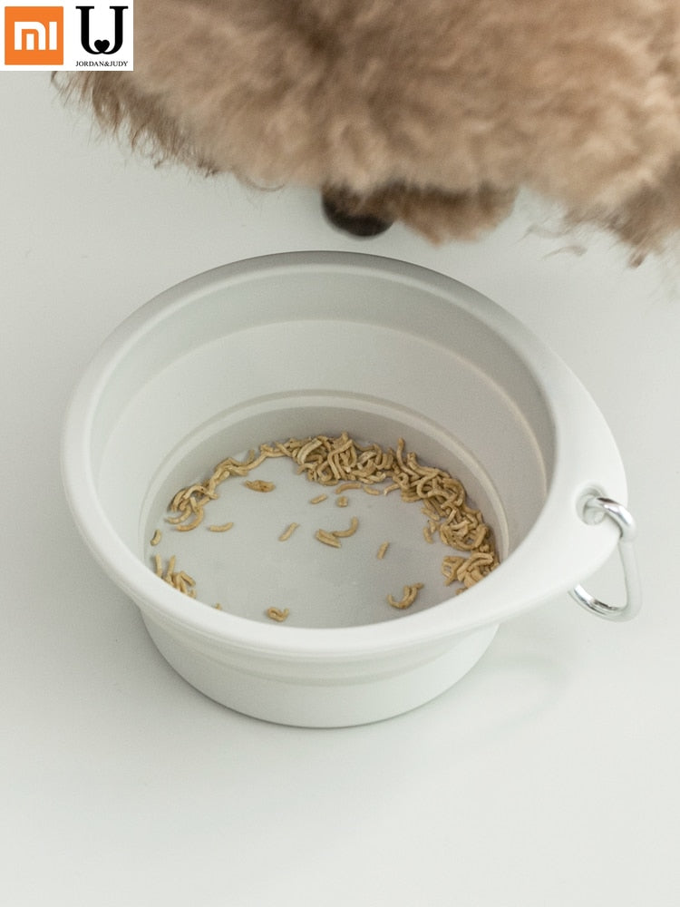 Foldable Silicone Pet Bowl for Travel & Hiking
