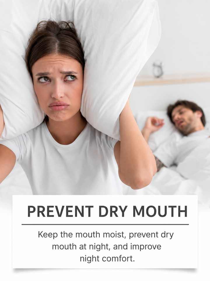 Sleep Mouth Patch — Stop Dry Mouth and Snoring at Night
