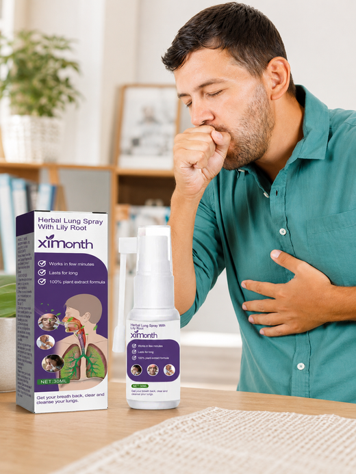 Herbal Lung & Throat Spray — Fast Phlegm Relief, 30ml