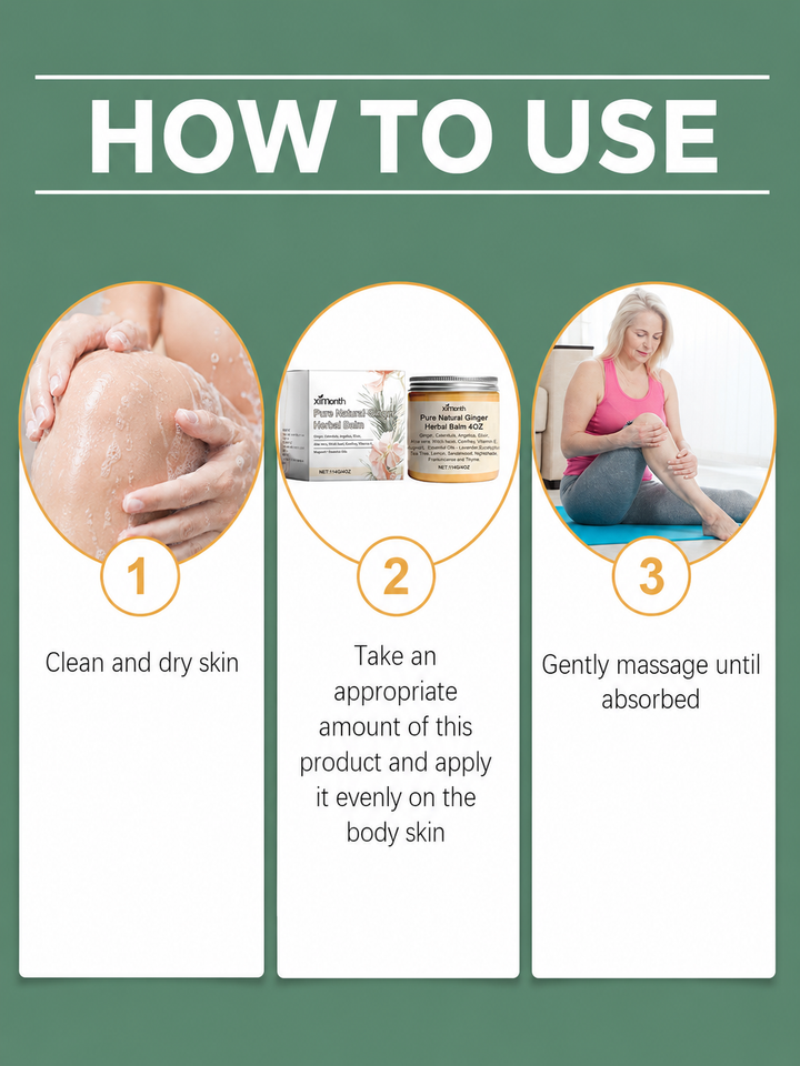 Ginger Massage Cream — Warming Relief for Joints & Body