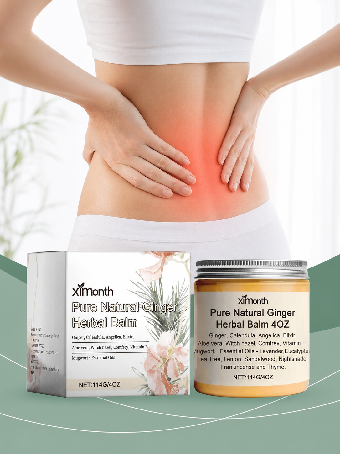 Ginger Massage Cream — Warming Relief for Joints & Body