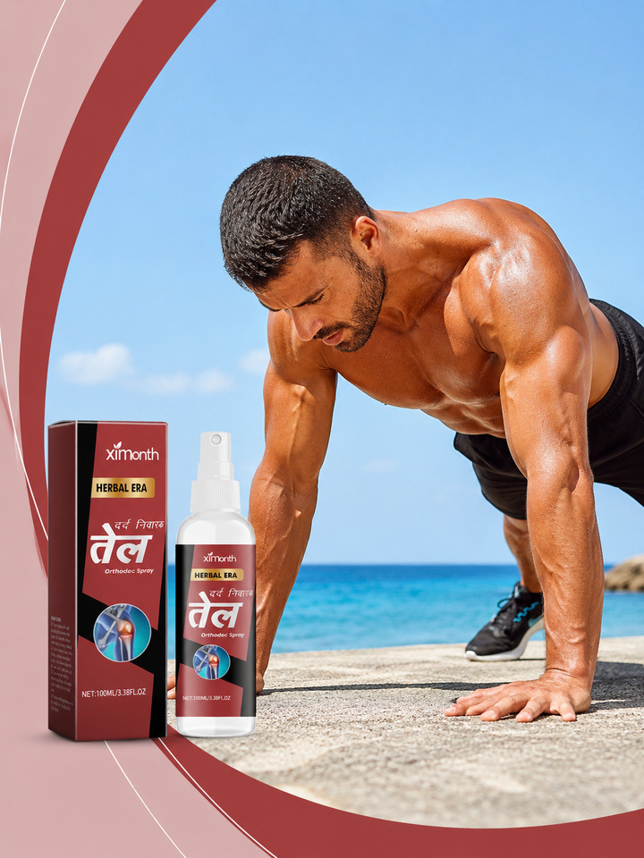 Herbal Joint & Muscle Pain Relief Spray — All-Day Coverage