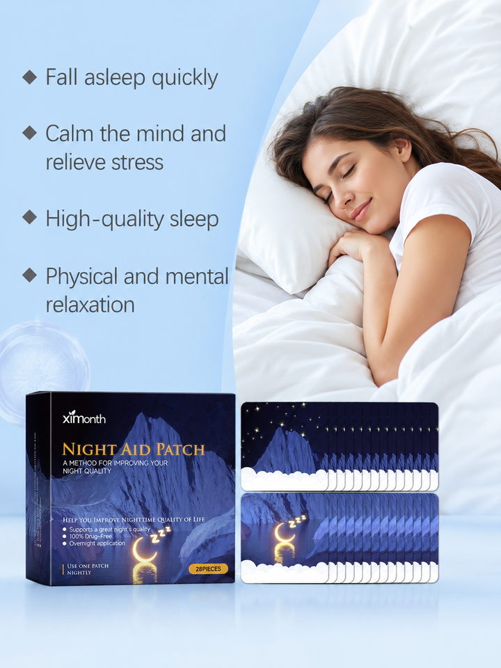 Herbal Sleep Patch — Drug-Free Overnight Aid | 28 Patches