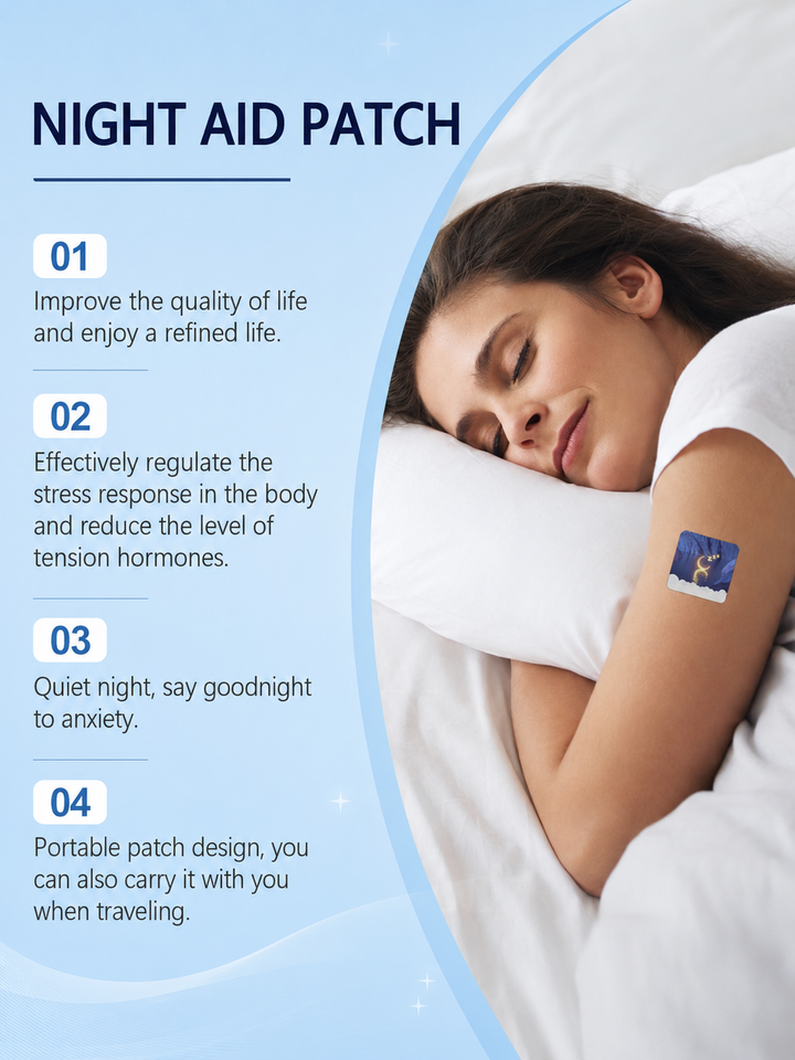 Herbal Sleep Patch — Drug-Free Overnight Aid | 28 Patches
