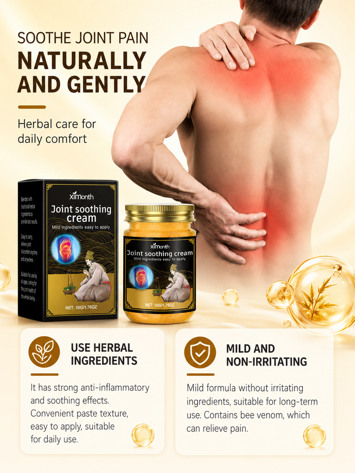 Joint Soothing Cream — Herbal Bee Venom Formula for Neck & Back