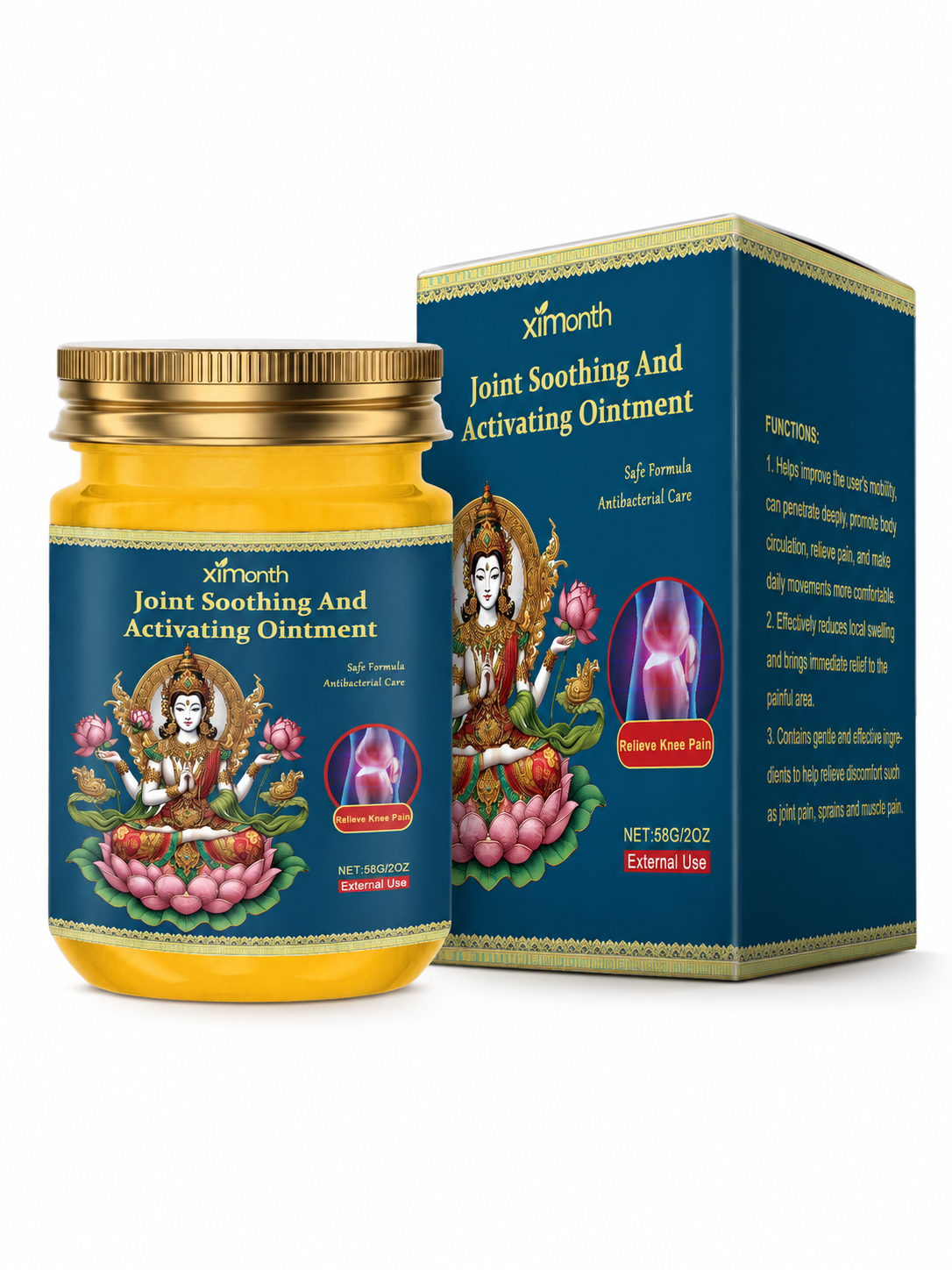 Ximonth Joint Soothing Cream – Knee & Back Pain Relief