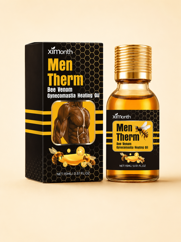 Men's Bee Venom Chest Firming Oil — Gynecomastia Treatment