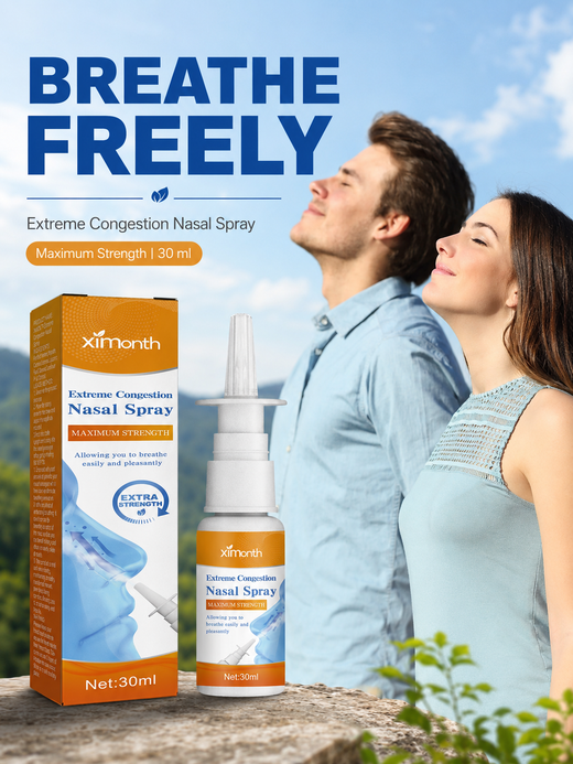 Nasal Congestion Spray — 24‑Hour Relief, Maximum Strength