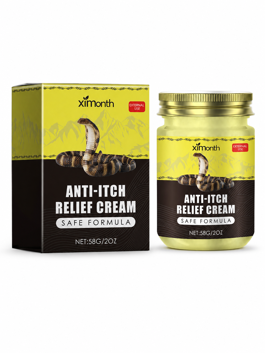 Ximonth Herbal Skin Repair Cream — Anti-Itch Relief
