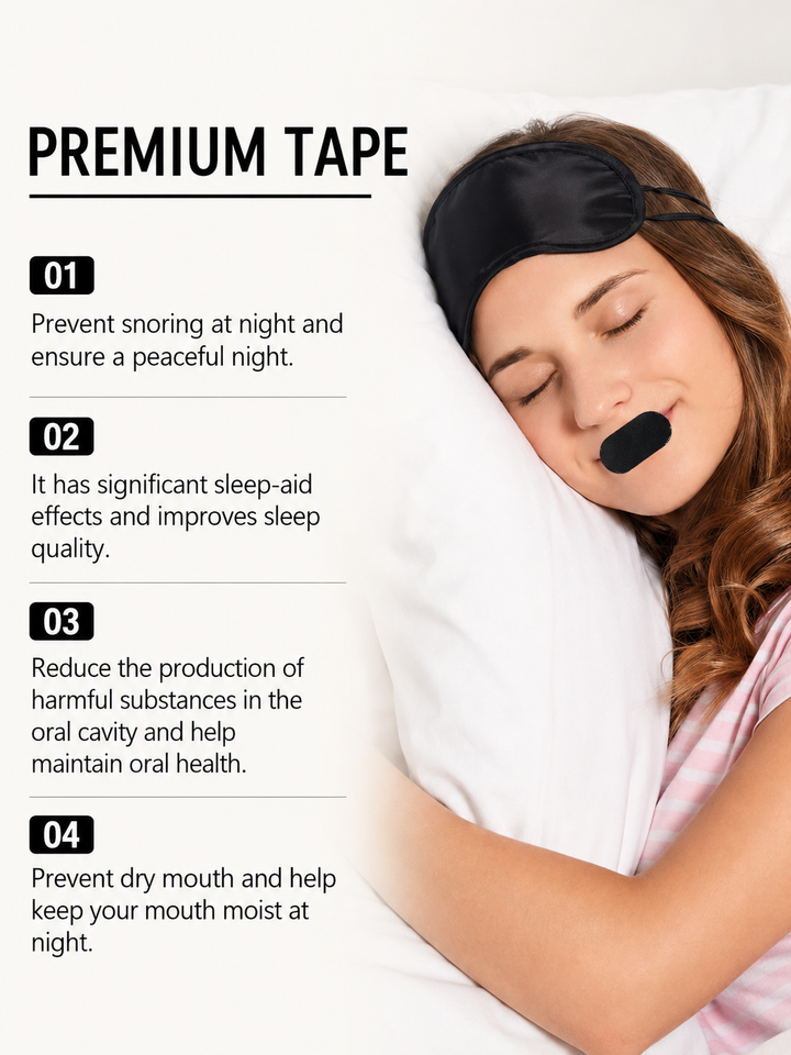 Sleep Mouth Patch — Reduce Snoring & Dry Mouth Nightly