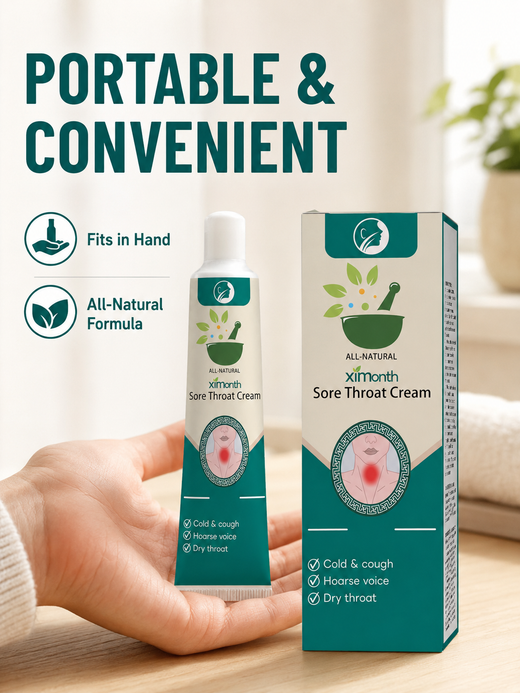 Sore Throat Cream - Natural Relief for Dry, Itchy Throat