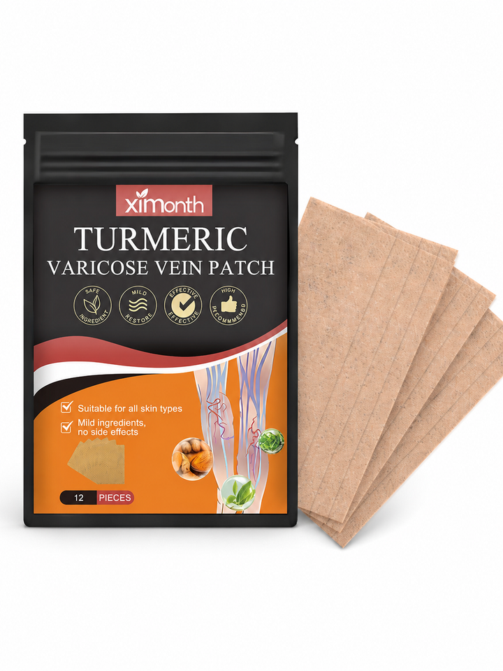 Turmeric Varicose Vein Patches — 12 Leg Care Patches
