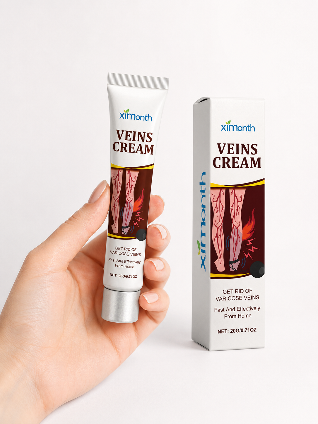 Varicose Vein Cream — Targets Swelling, Pain & Visible
