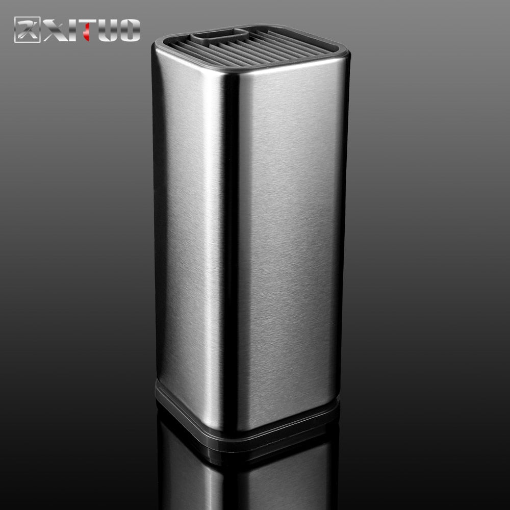 Stainless Steel Knife Holder for Tidy Counter Storage