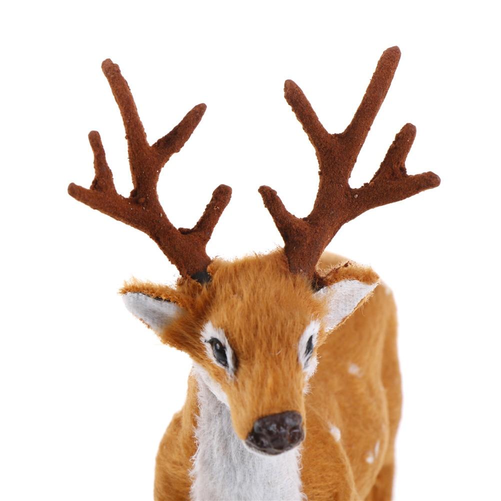 Plush Elk Christmas Decor Trio for Cozy Woodland Style