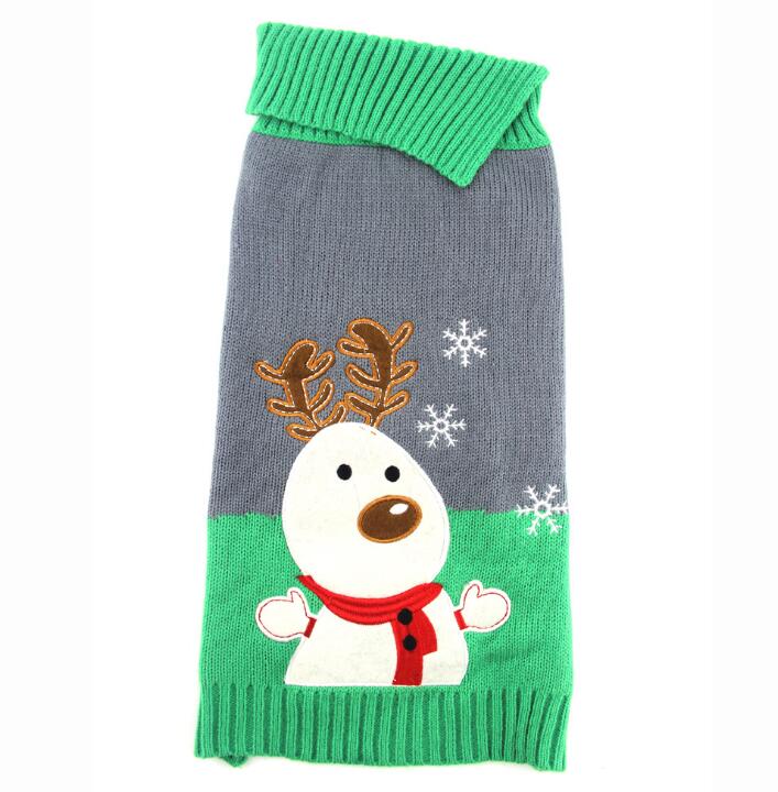 Christmas Dog Sweater – Cozy Reindeer Knit Outfit