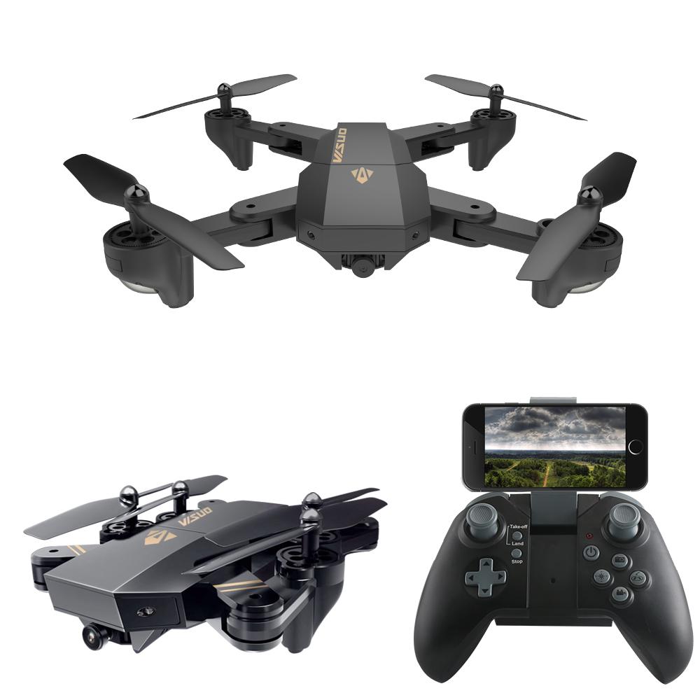 XS809W Foldable Wi-Fi Camera Drone for Beginner Flying