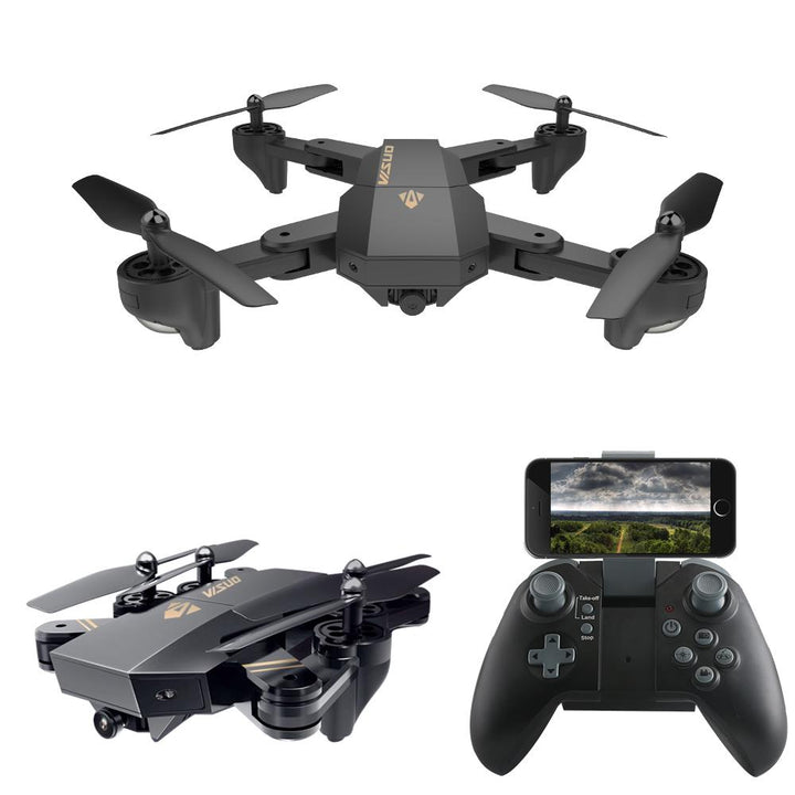 XS809W Foldable Wi-Fi Camera Drone for Beginner Flying