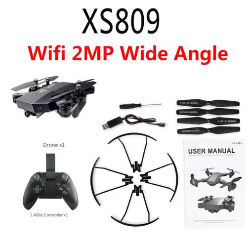 XS809W Foldable Wi-Fi Camera Drone for Beginner Flying