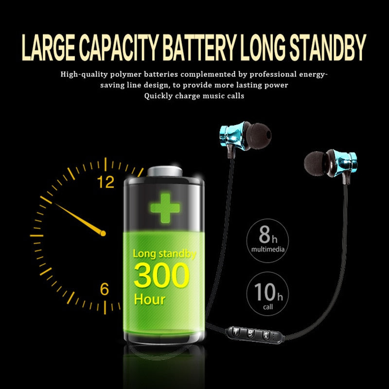 Magnetic Wireless Earbuds Bluetooth 4.2 for Workouts