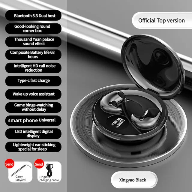 Ultra-Thin Wireless Sleep Earbuds for Side Sleepers