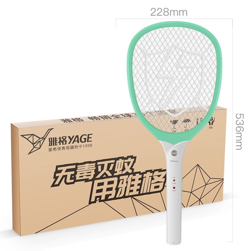 Rechargeable Electric Fly Swatter with 2200V Mesh Grid