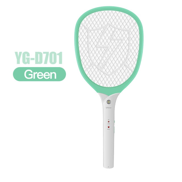 Rechargeable Electric Fly Swatter with 2200V Mesh Grid