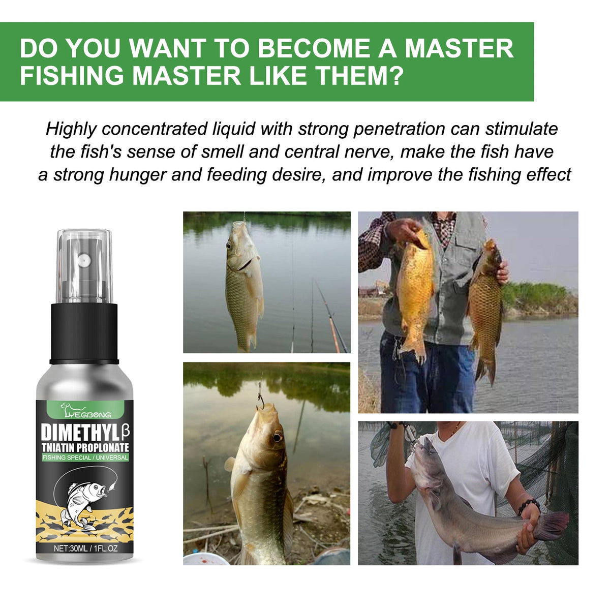 Fishing Bait Attractant Spray for Faster Scent Spread