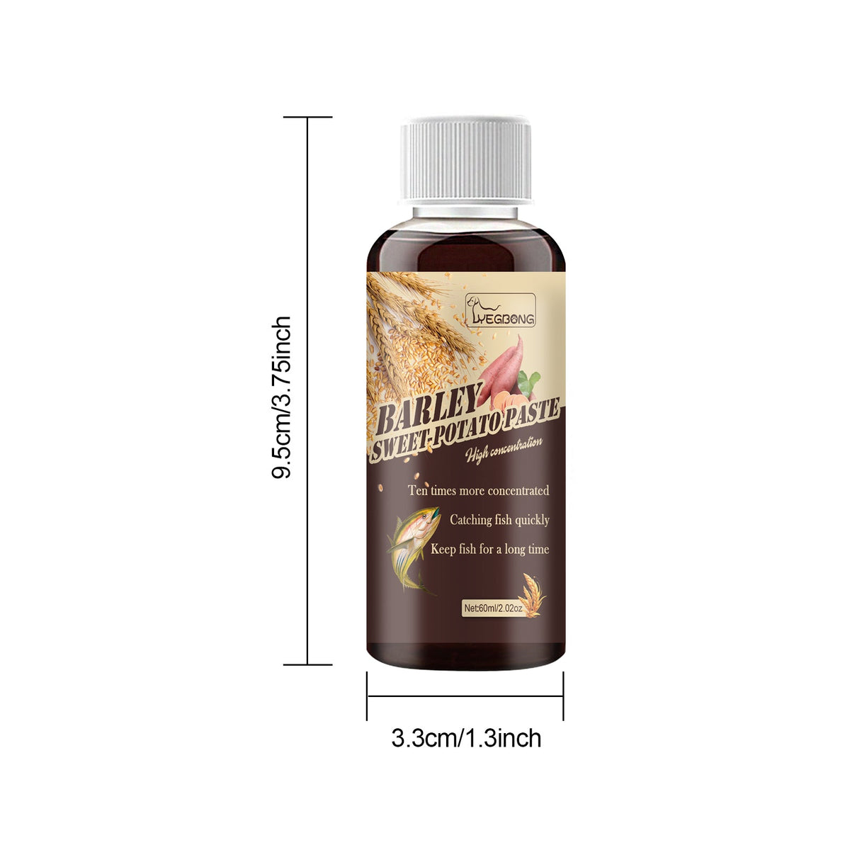 Fish Attractant Bait Additive for Faster Freshwater Bites