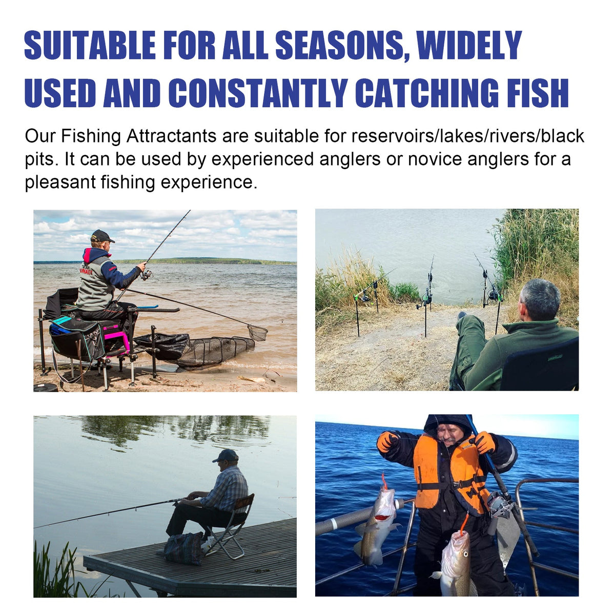 Fishing Bait Attractant Powder for Stronger Fish Bites