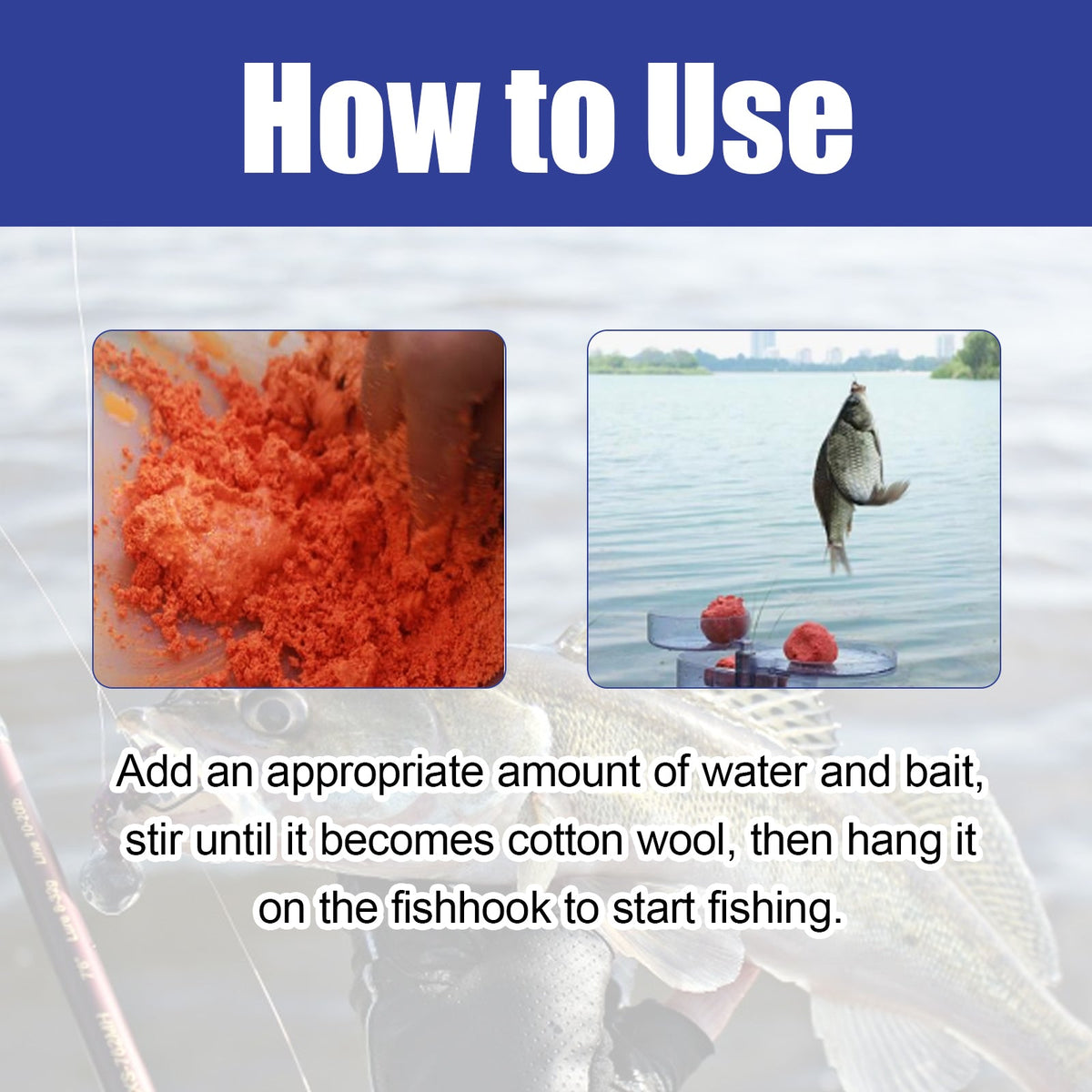 Fishing Bait Attractant Powder for Stronger Fish Bites