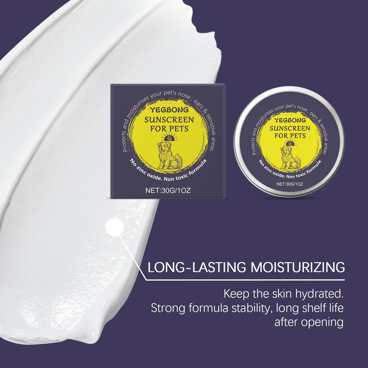 Pet Protective Cream for Daily Moisture & Sun Care