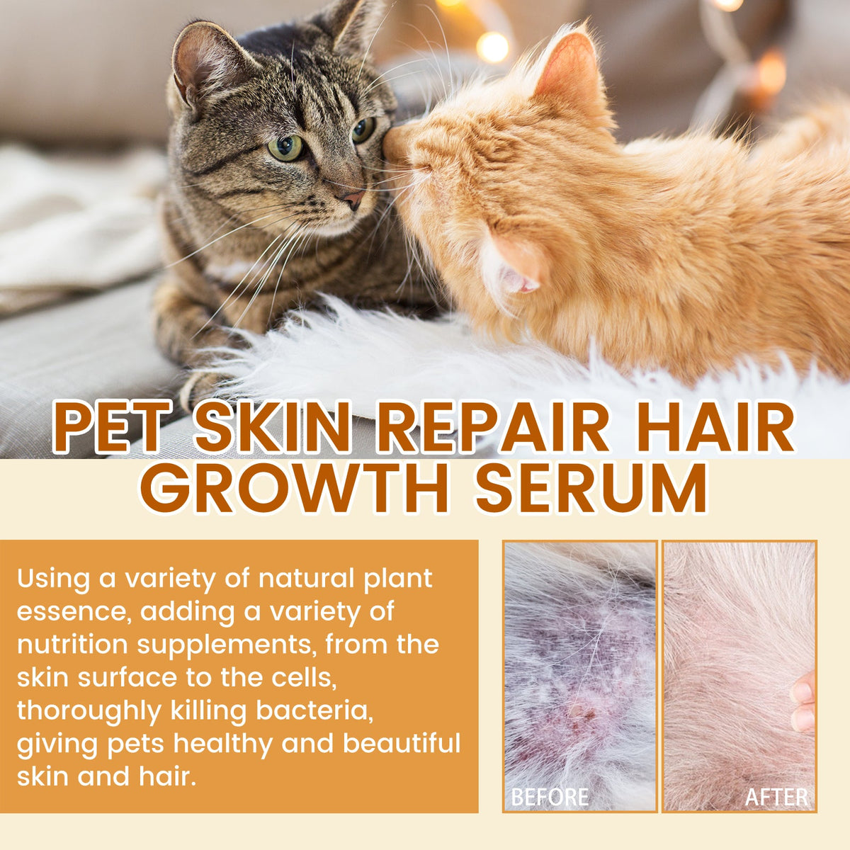 Plant-Based Pet Skin Serum for Gentle Skin & Coat Care